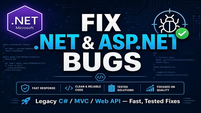 fix bugs in legacy net framework and aspnet applications