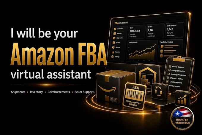 be your amazon fba virtual assistant