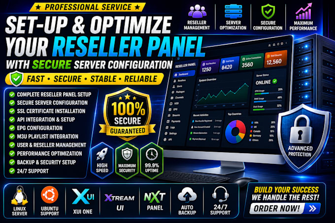 set up and optimize your reseller panel with secure server configuration