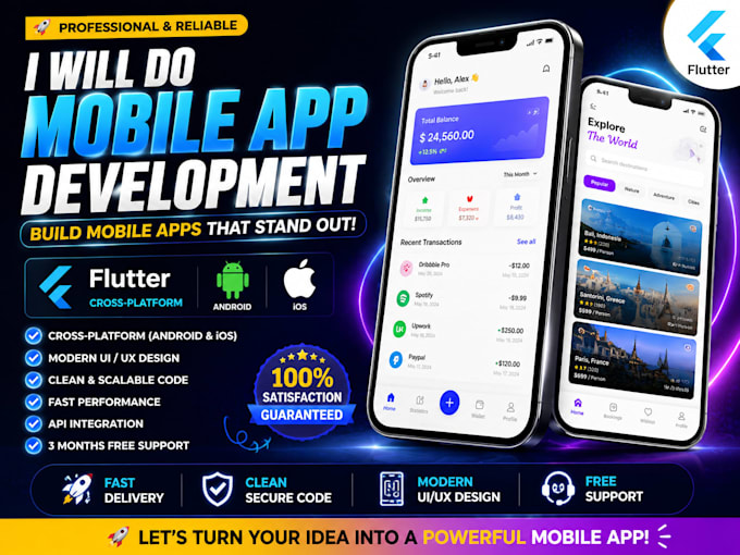 do mobile app development andriod ios app development as mobile app developer