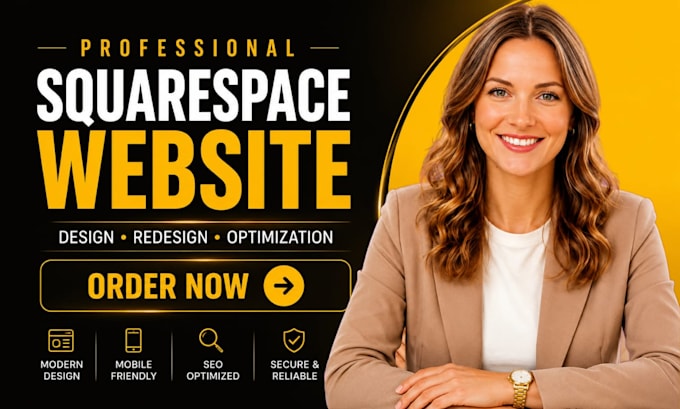build squarespace website design or redesign squarespace website development