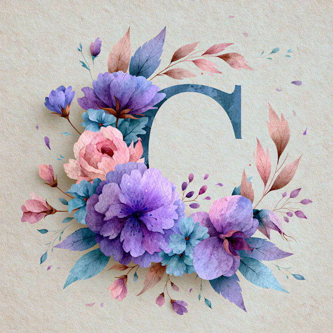 design a watercolor logo