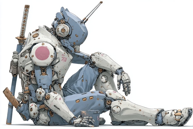 illustrate your mecha, robot and armored characters