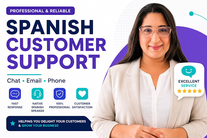 provide professional spanish customer support by chat