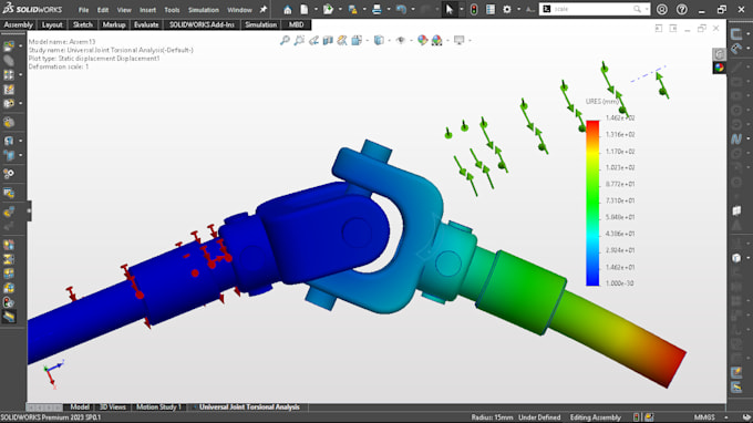 perform fea simulation in solidworks software