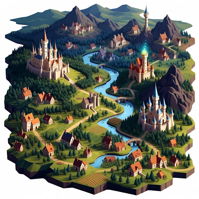 create a custom fantasy map