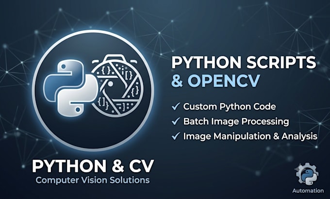 write python scripts for opencv and image processing