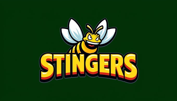 design high quality angry bee logo with express delivery