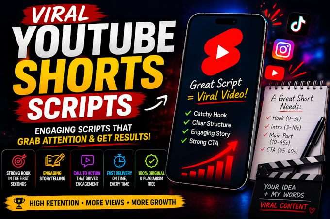 write viral youtube shorts scripts with ai