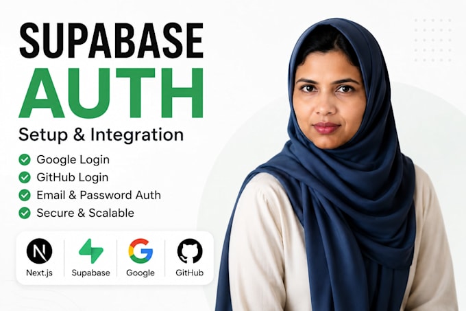 integrate supabase auth, google login, github oauth in nextjs