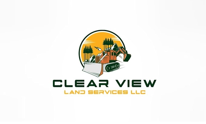 design a land clearing logo that appeals customers