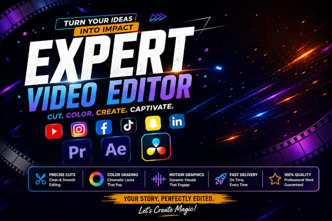 professionally edit your videos with cinematic effects