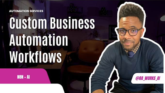 build a custom business automation workflow using n8n and ai