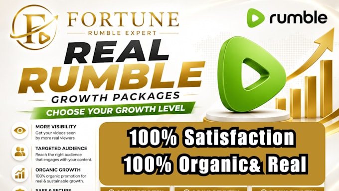 do organic rumble video promotion rumble channel promotion