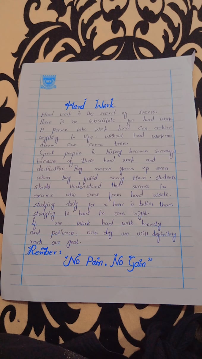 do neat handwriting to word, excel and PDF typing assignment
