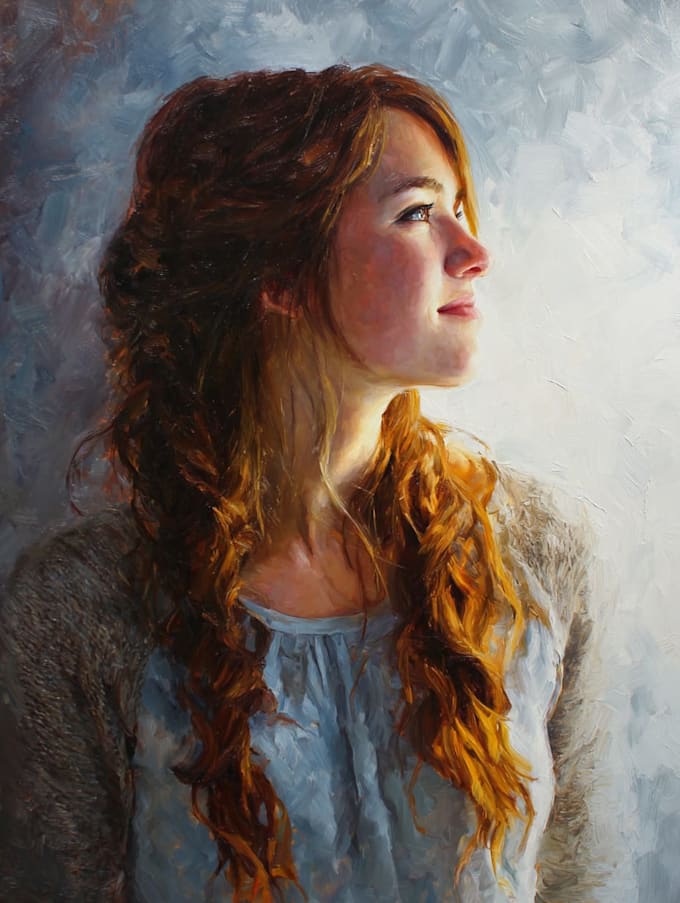 draw digital oil painting