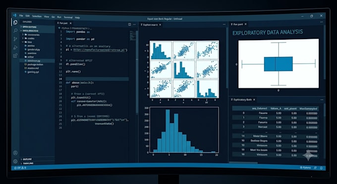 do effective and realistic exploratory data analysis using python
