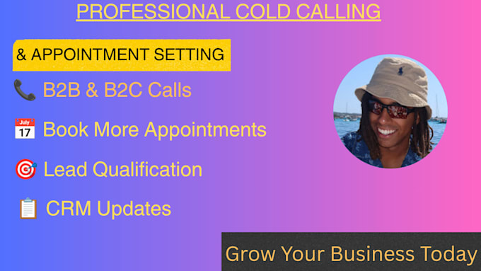 do professional cold calling and appointment setting