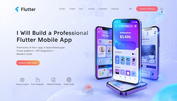 build a flutter mobile app for android and ios