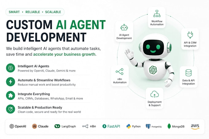 build ai agents using openai, claude, langgraph, mcp and n8n