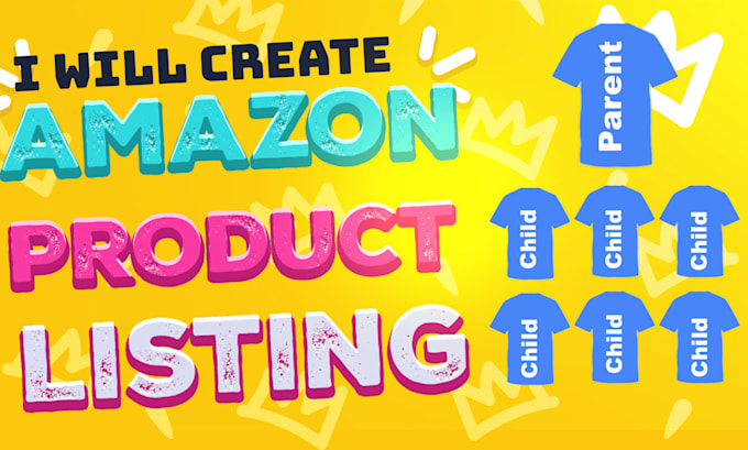 create amazon product listing and amazon variation listing