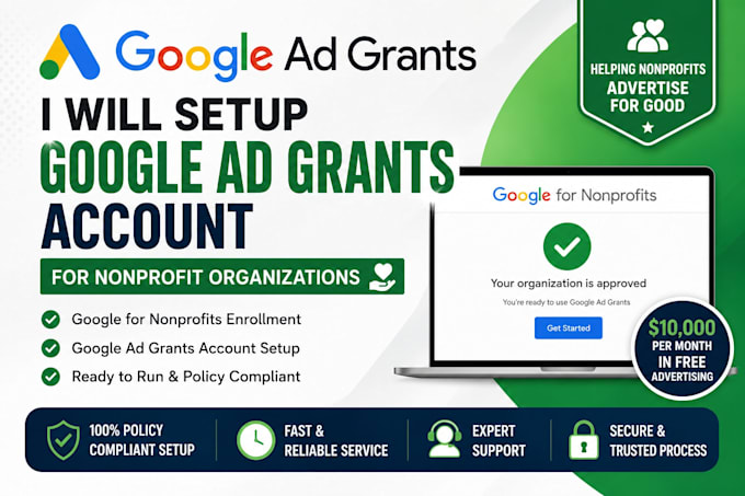 setup google ad grants account for nonprofit organizations