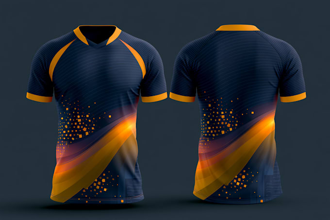 make a football, running etc jersey mockup design