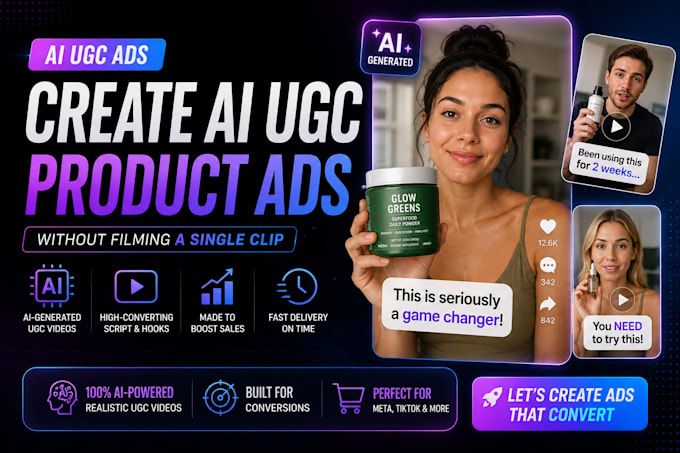 create ai ugc product ads without filming a single clip
