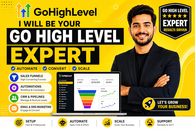 be your go high level expert