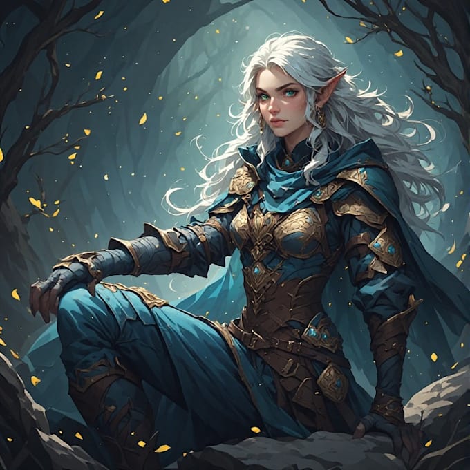 paint realistic or fantasy character art