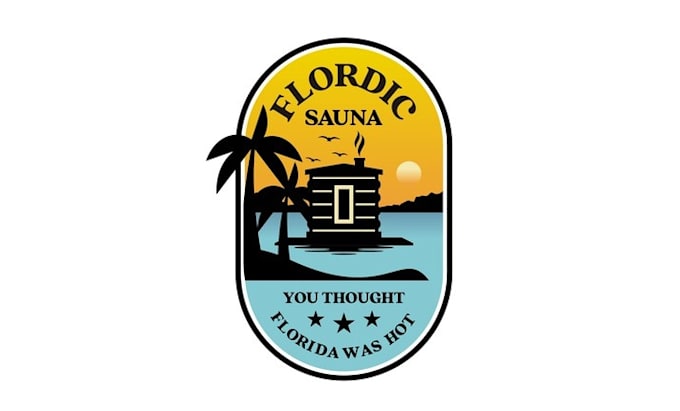 design florida based floating sauna business logo