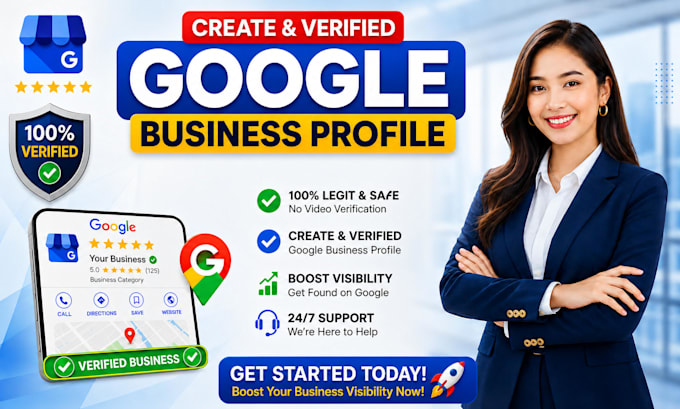 provide google business profile verification and gmb verify support