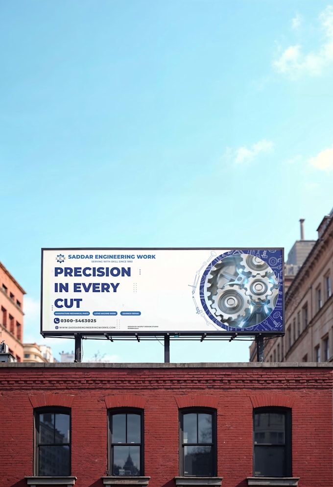 design a bold outdoor billboard advertisement