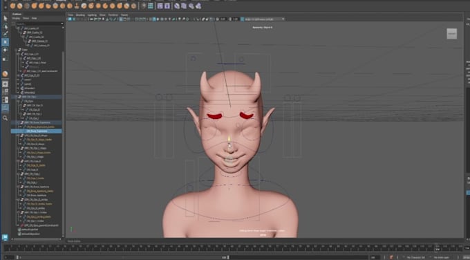 rig 3d characters, facial rig, blendshapes, animation controls, lip sync, 3d rig