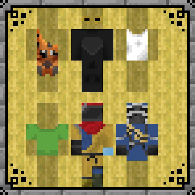 design custom minecraft gui, hud elements, and game assets