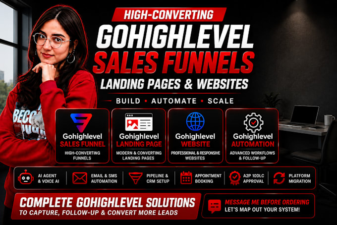 high converting gohighlevel funnels websites