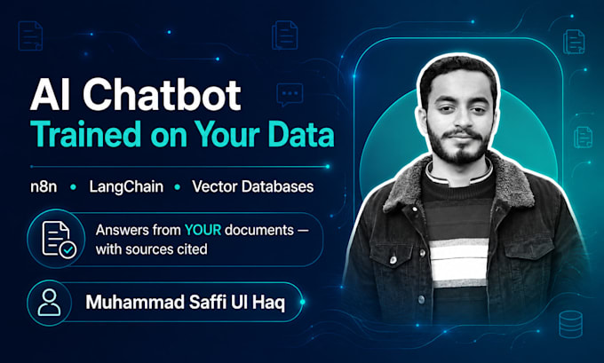 build an ai chatbot trained on your data using n8n and langchain