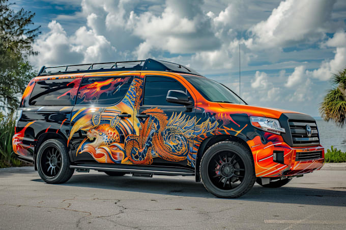 professional vehicle wrap design, car wrap