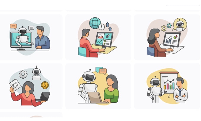 design modern flat vector illustrations