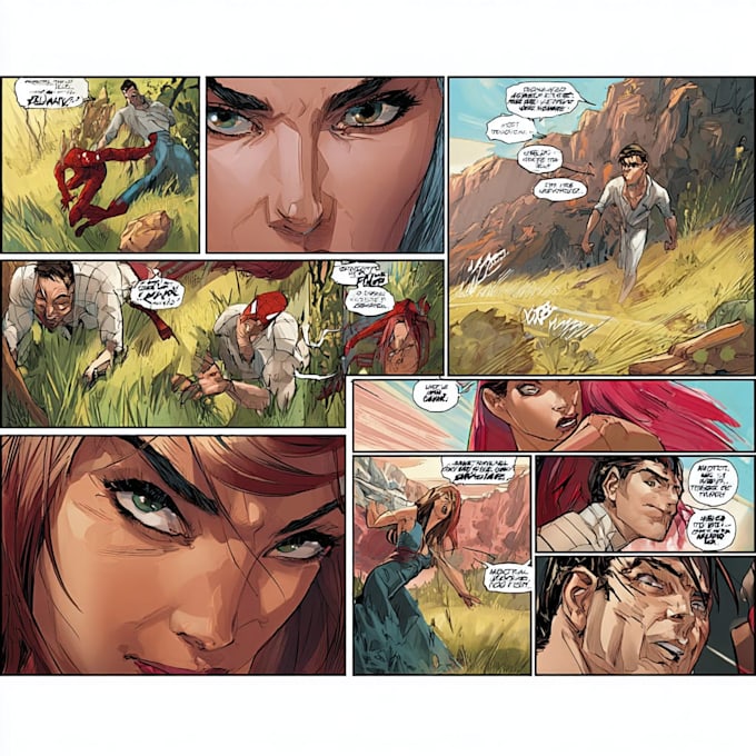 draw professional comic pages