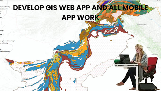 develop gis web app and all mobile app work