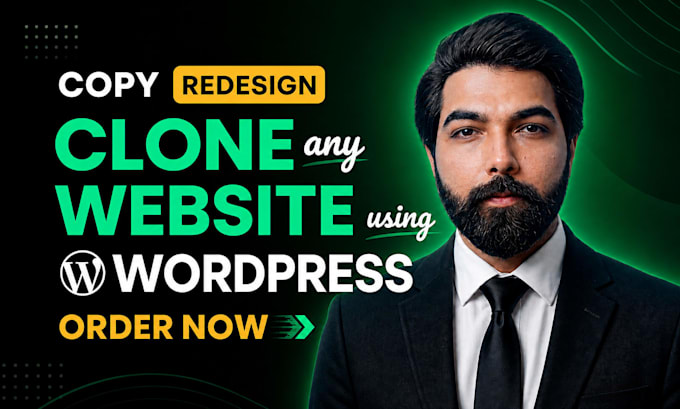 copy clone website, duplicate or redesign website