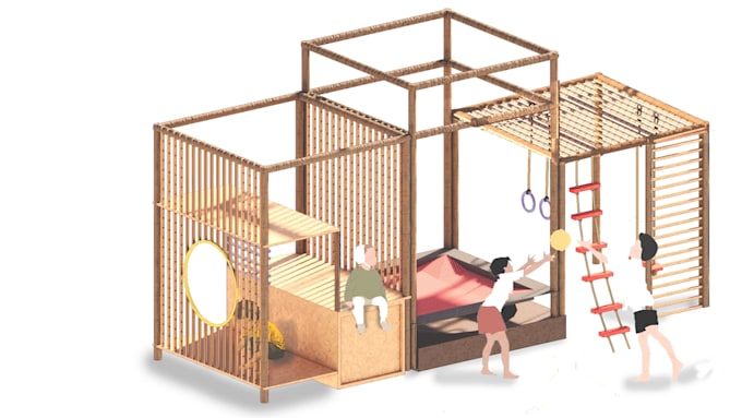 create 3d isometric concept and product visualizations