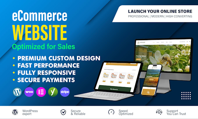 build a professional wordpress woocommerce ecommerce website