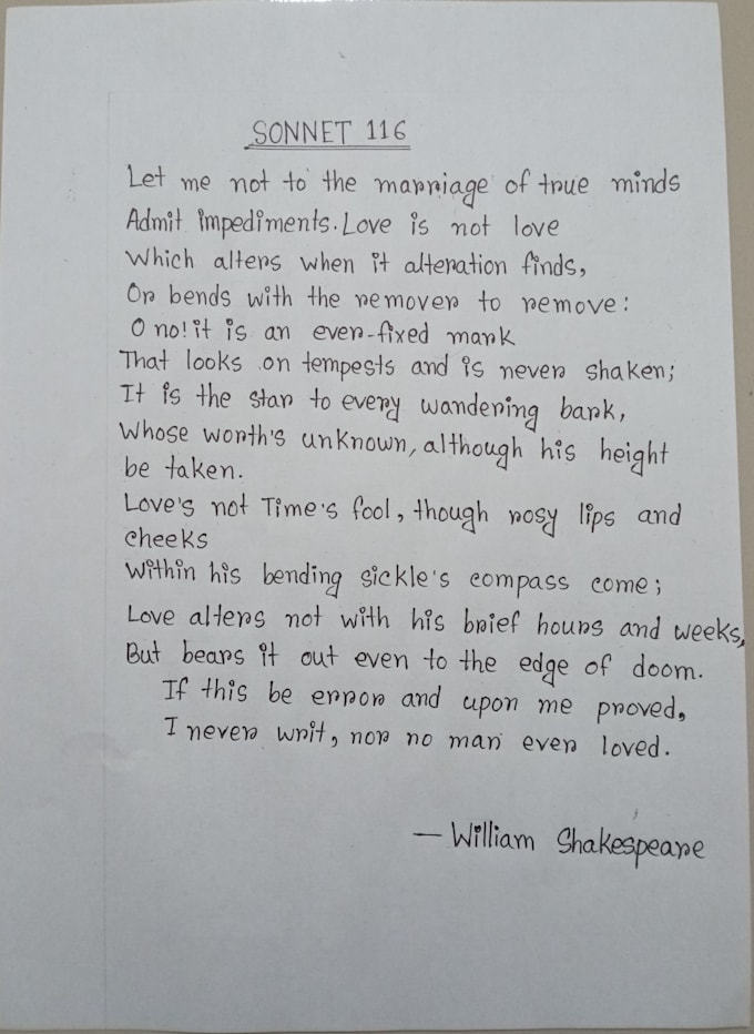 write anything with my beautiful handwriting