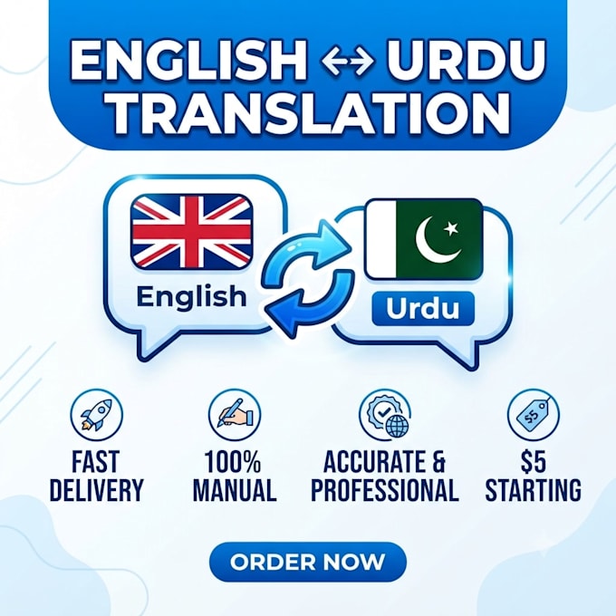 record a clear urdu voice over
