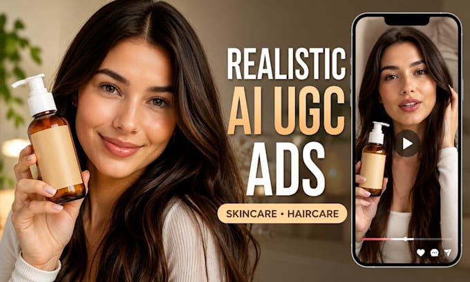 create realistic ai ugc video ads for haircare brands