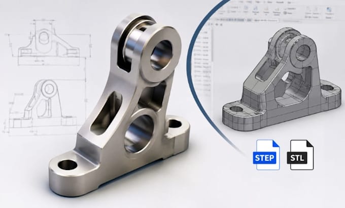 create robotics mechanical design, solidworks cad, assembly, engineering drawing