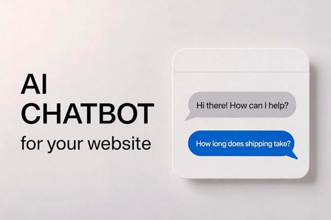 build an ai chatbot for your website or online store