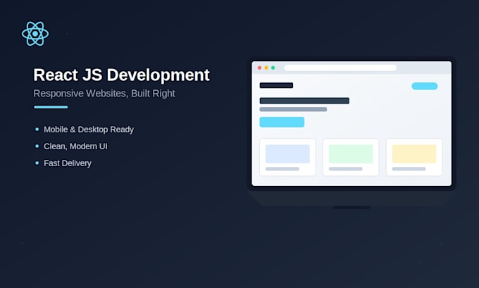 build responsive websites using react js and javascript
